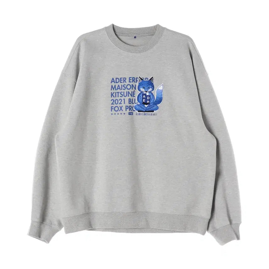 [BUNJANG] Ader Error x Maison Kitsuné 21FW Meditation Fox Sweatshirt / 아더에러 x 메종 키츠네 21FW 메디테이션 폭스 스웨트셔츠 맨투맨