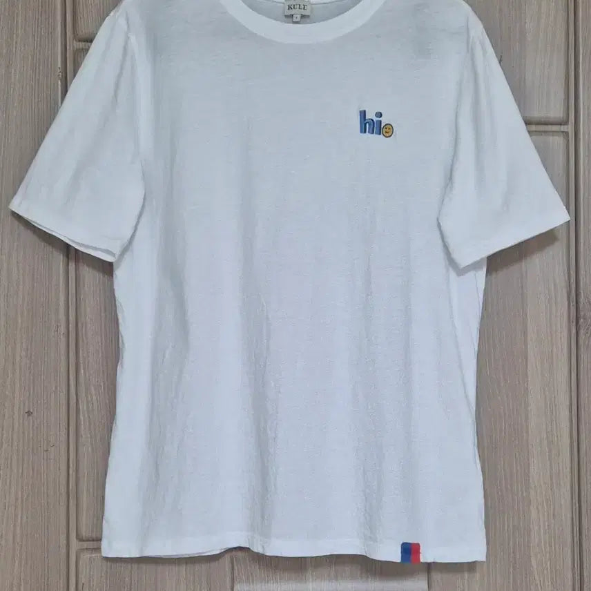 [BUNJANG] KULE Embroidered T-Shirt White / KULE(쿨) 자수 반팔티(여성) S