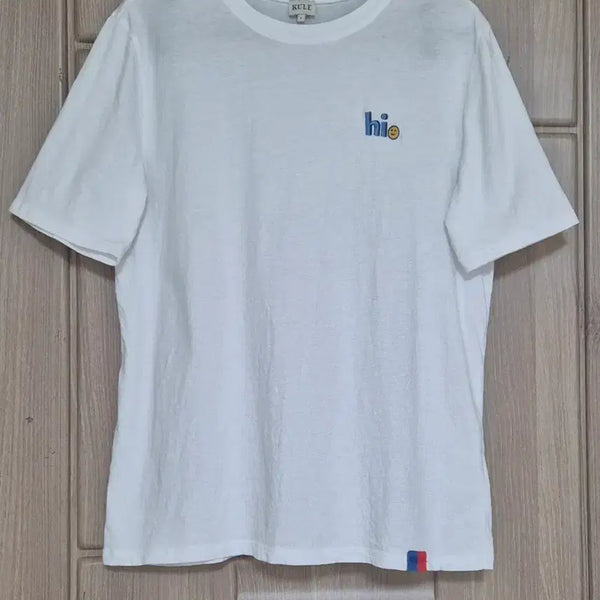 [BUNJANG] KULE Embroidered T-Shirt White / KULE(쿨) 자수 반팔티(여성) S