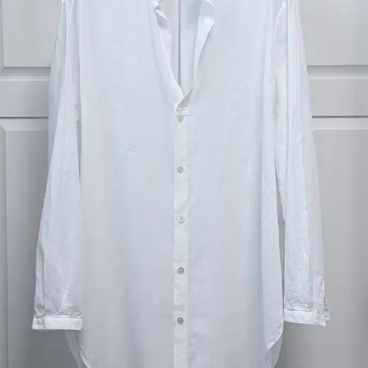 [BUNJANG] Saint Laurent Piercing Button Tunic Shirt / 생로랑 / 피어싱 버튼 튜닉 셔츠 / 37