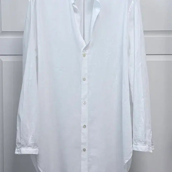 [BUNJANG] Saint Laurent Piercing Button Tunic Shirt / 생로랑 / 피어싱 버튼 튜닉 셔츠 / 37