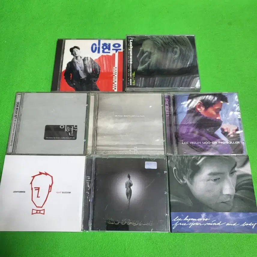 [BUNJANG] Lee Hyun Woo 9 CDs Bundle Set / -CD- 이현우 음반 CD 9장