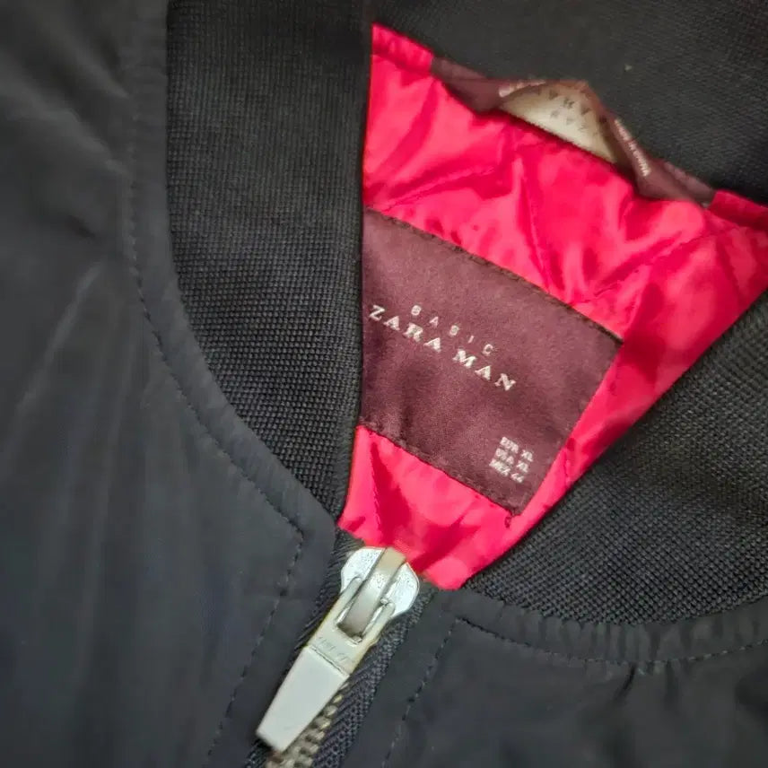 [BUNJANG] ZARA MAN Black Bomber Jacket XL / 자라 블랙 봄버 자켓