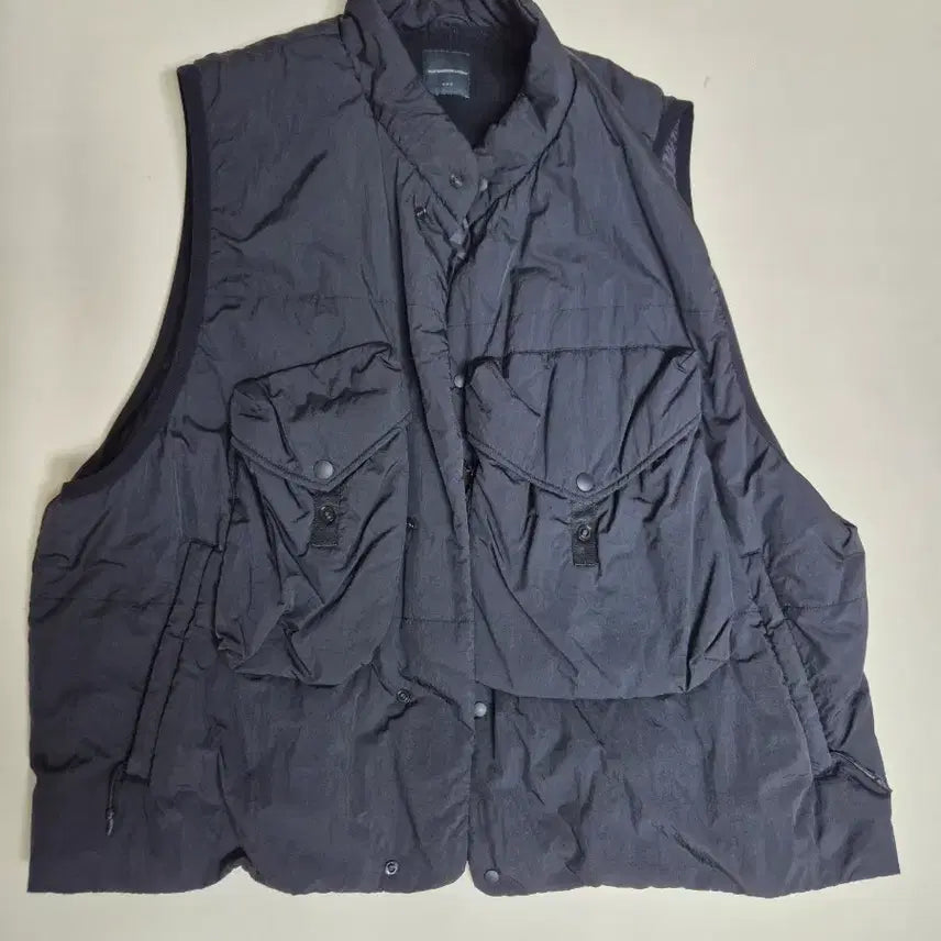 [BUNJANG] Moif Mil Vest Black Size 3 / 모이프 밀베스트 블랙 3사이즈