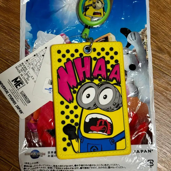 [BUNJANG] Universal Studios Minions Reel Card Pass Case / 새상품 텍 O ) 유니버셜스튜디오 미니언즈 릴 카드 패스 케이스