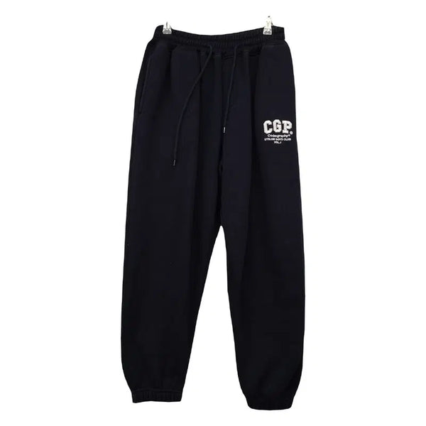 [BUNJANG] Codegraphy Black Sweat Logo Jogger Pants (Size S) / 코드그라피 블랙 스웻 로고 조거팬츠 S