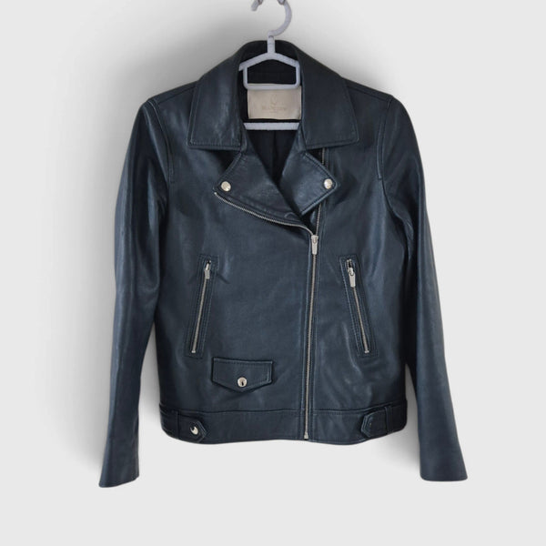 [BUNJANG] Blancview Lambskin Leather Jacket Women's Size S / [S]블랑뷰 양가죽자켓 여성