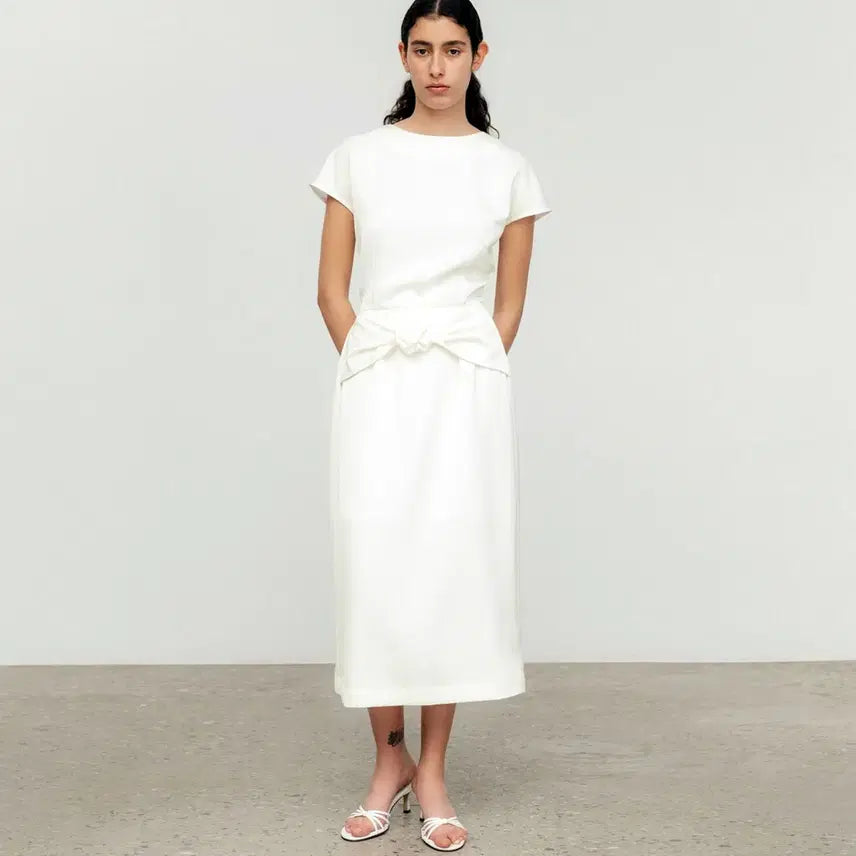 [BUNJANG] Springcrocus Ribbon Dress (New) / 스프링크로커스(springcrocus) 리본 원피스 새상품
