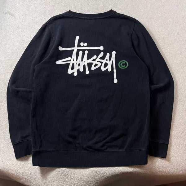 [BUNJANG] Stussy 00s Basic Black Sweatshirt M / 100 스투시 00s 베이직 블랙 맨투맨 #593