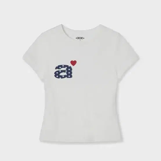 [BUNJANG] AEAE Dot Short Sleeve T-Shirt White / AEAE 도트 반팔티셔츠 화이트