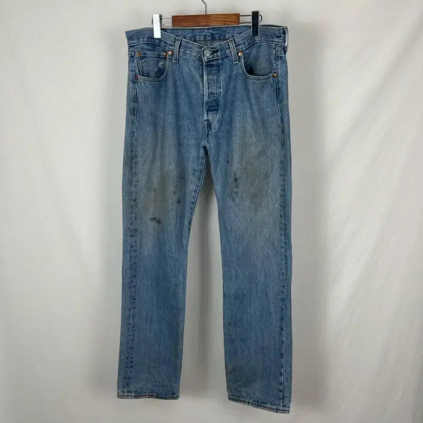 [BUNJANG] Levi's 501 Light Wash Denim Pants / Levi's 501 연청 데님 팬츠