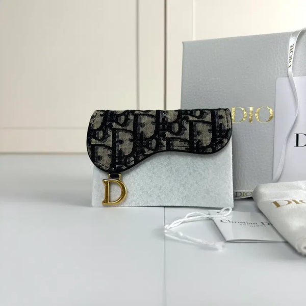 [BUNJANG] Dior Oblique Saddle Wallet / [1회시착] 디올 오블리크 새들지갑