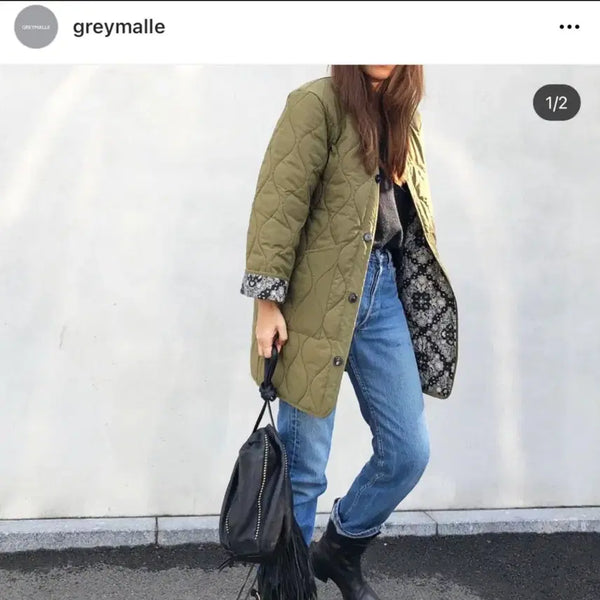 [BUNJANG] Greymalle Reversible Quilting Jacket Free Size / 그레이말(greymalle) 리버시블 퀼팅자켓 프리사이즈 새상품