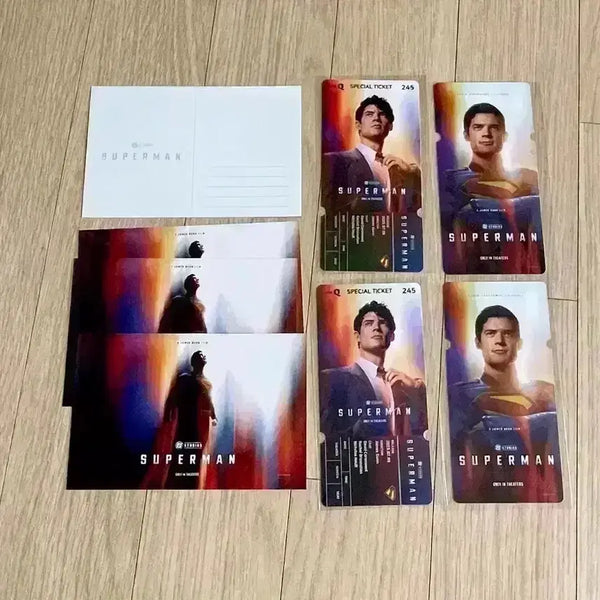 [BUNJANG] Superman IMAX Poster & Special Ticket Bundle / [2종일괄]슈퍼맨 스페셜티켓+엽서 아이맥스 포스터 TTT씨네큐 수퍼맨스티