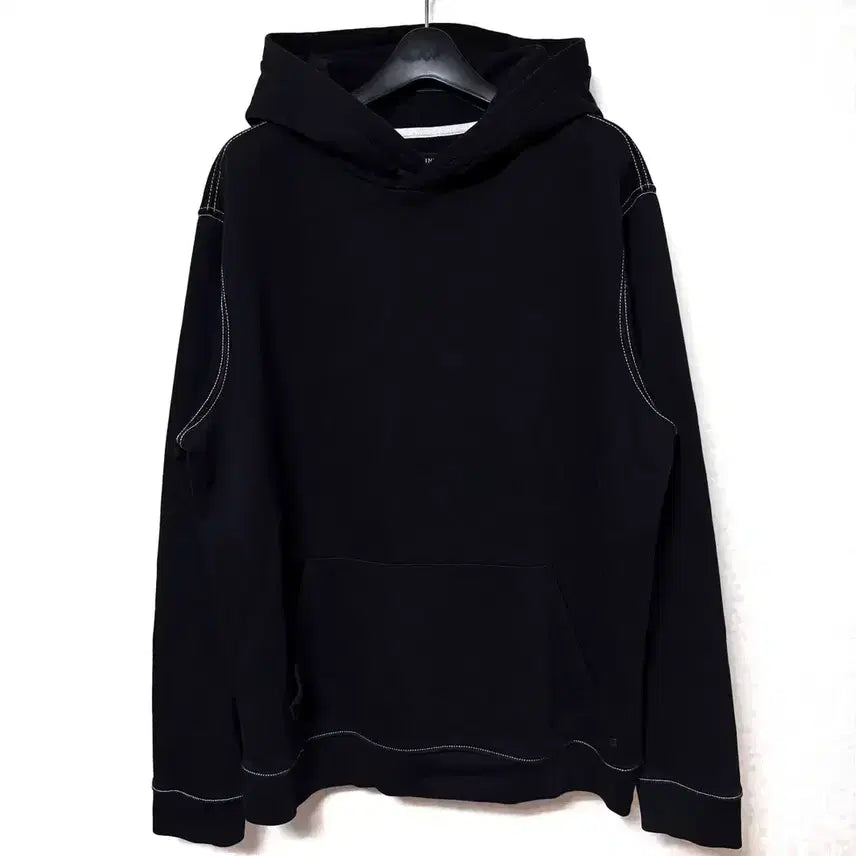 [BUNJANG] All Saints Oversized Black Hoodie / [S,90]올세인츠 트레이닝 후드티 오버핏 블랙