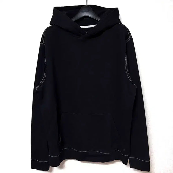 [BUNJANG] All Saints Oversized Black Hoodie / [S,90]올세인츠 트레이닝 후드티 오버핏 블랙