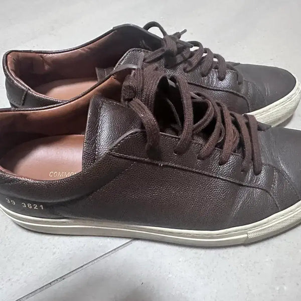 [BUNJANG] Common Projects Leather Sneakers Brown 260 / 커먼 프로젝트 레더 스니커즈 브라운 260