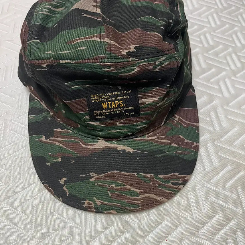 [BUNJANG] WTAPS Tiger Camo Camp Cap / 더블탭스 WTAPS 타이거카모 캠프캡(171MYDT-HT05)