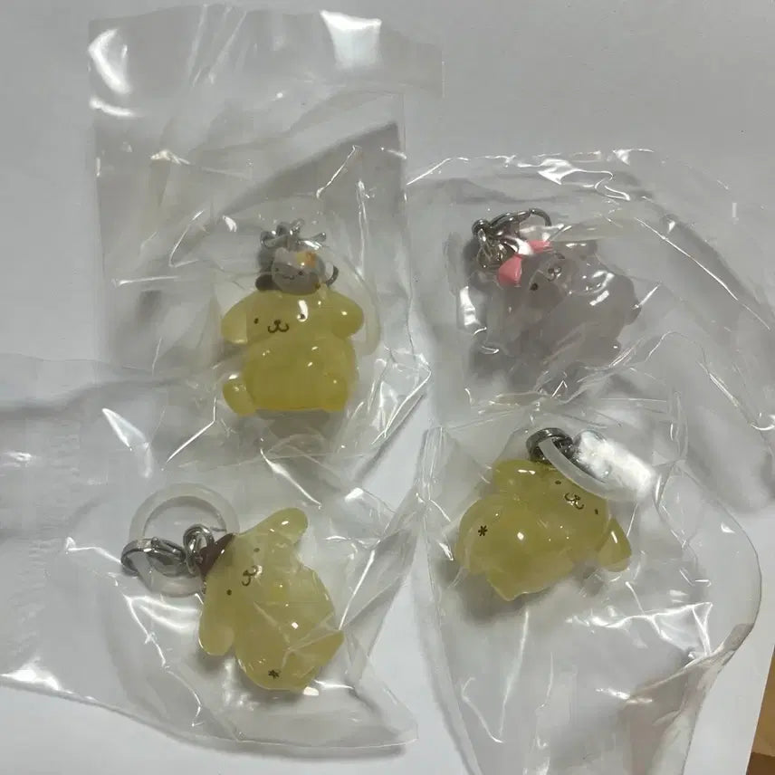 [BUNJANG] Pompompurin & Muffin Keychain Set / 폼폼푸린 메지루시 머핀이 키링