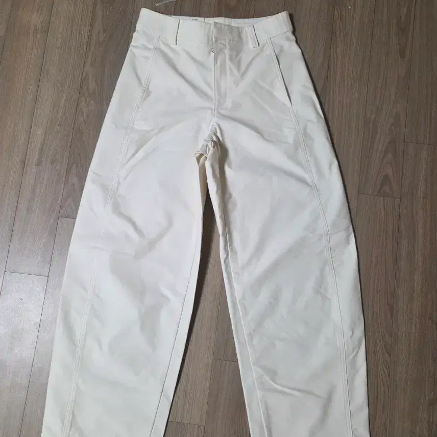 [BUNJANG] Uniqlo Ivory Wide Pants / 유니클로 아이보리 와이드 팬츠