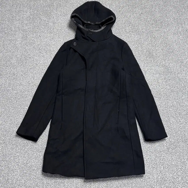 [BUNJANG] System Wool Blend Hooded Coat / 100-175 한섬시스템 울 블렌드 절개 후드 코트 0831