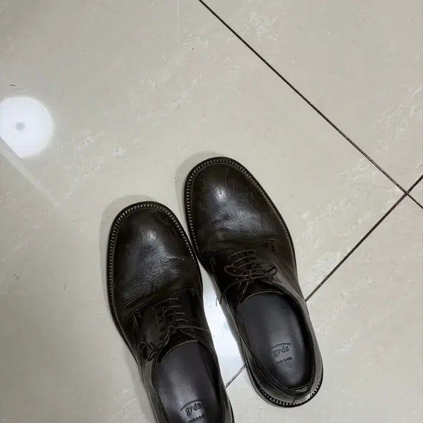 [BUNJANG] Gradus Blucher 08 Brown Leather Shoes / 그라더스 블루처08 브라운 41(260)