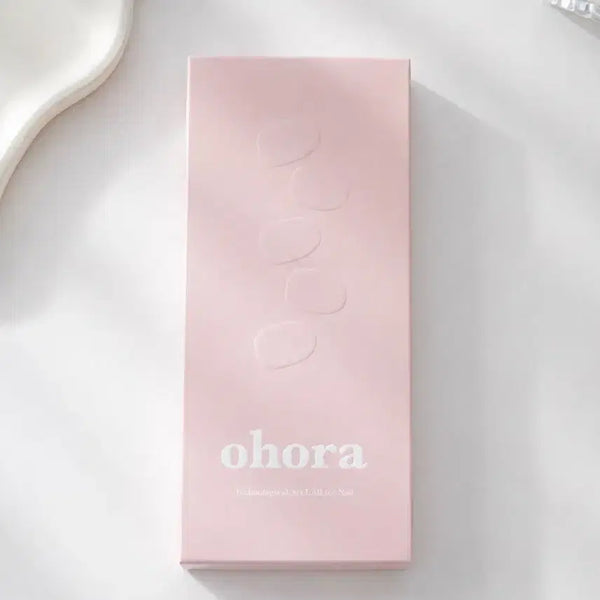 [BUNJANG] Ohora Gel Nail Sticker Pink / 오호라 젤 네일 스티커 핑크