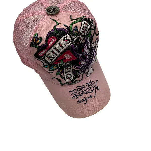[BUNJANG] Christian Audigier Patch Ball Cap (Free Size) / A807. 크리스챤 오디거 패치 볼캡(FREE)