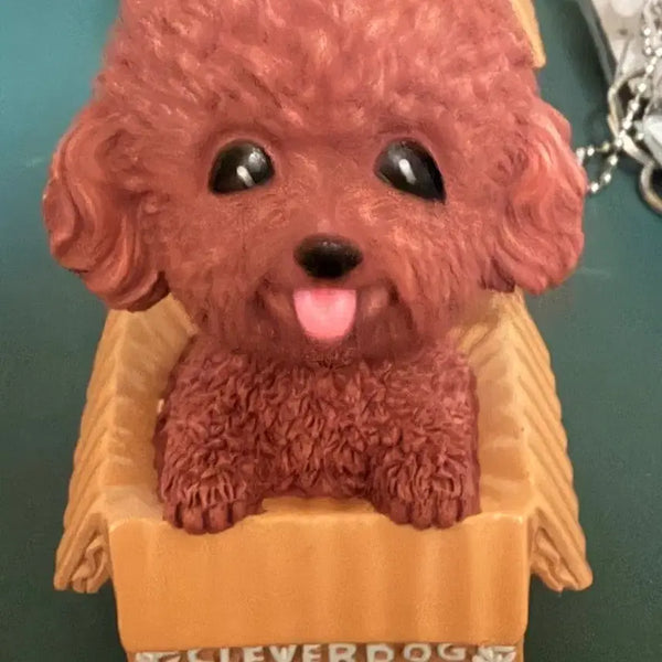 [BUNJANG] Poodle Bobblehead Figurine / 푸들 장식피규어 흔들강아지피규어 푸들흔들피규어
