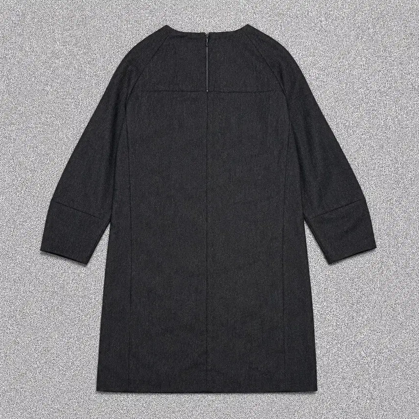 [BUNJANG] Time Minimal H-line Wool Dress / 82-94-160 한섬타임 미니멀 H라인 모직 원피스 0831