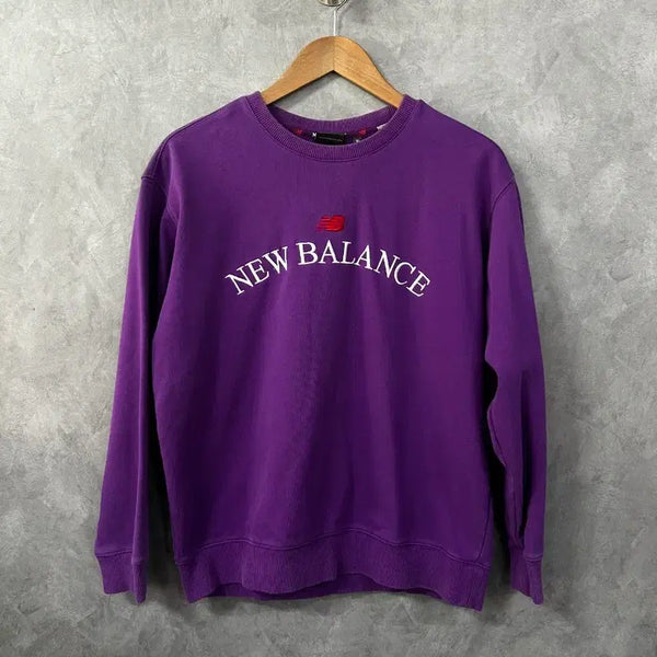 [BUNJANG] New Balance Purple Sweatshirt M / 뉴발란스 맨투맨 보라색 M