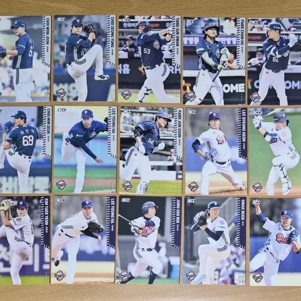 [BUNJANG] Doosan Bears Baseball Cards Bundle / SCC KBO 두산베어스 곽빈, 김택연, 양의지 등 70장랏 판매합니다.