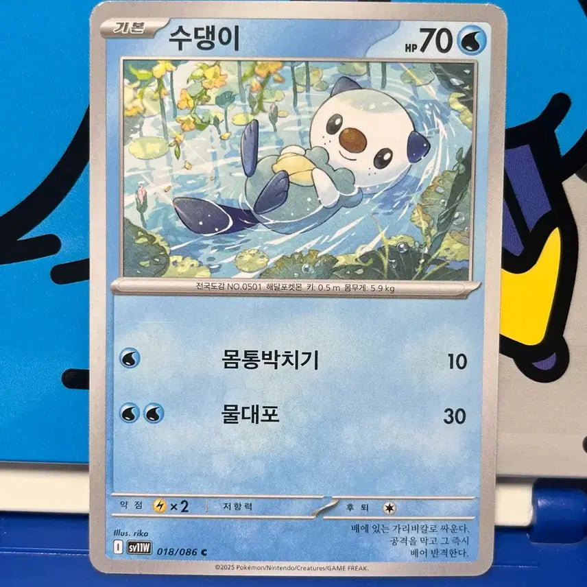 [BUNJANG] Pokemon Card Squirtle #078/086 / (포켓몬카드) 수댕이 078/086