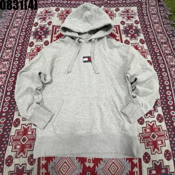 [BUNJANG] Tommy Jeans Grey Hoodie / 타미진스 후드티 그레이