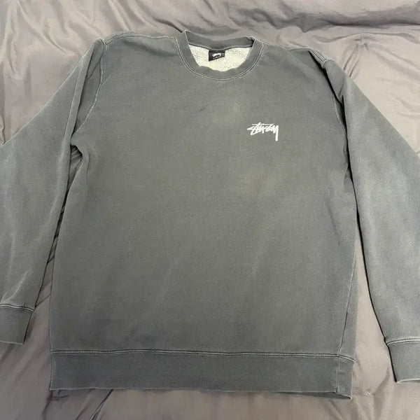 [BUNJANG] Stussy 8 Ball Sweatshirt Grey / [L] 스투시 8볼 스웻 기모 맨투맨 그레이