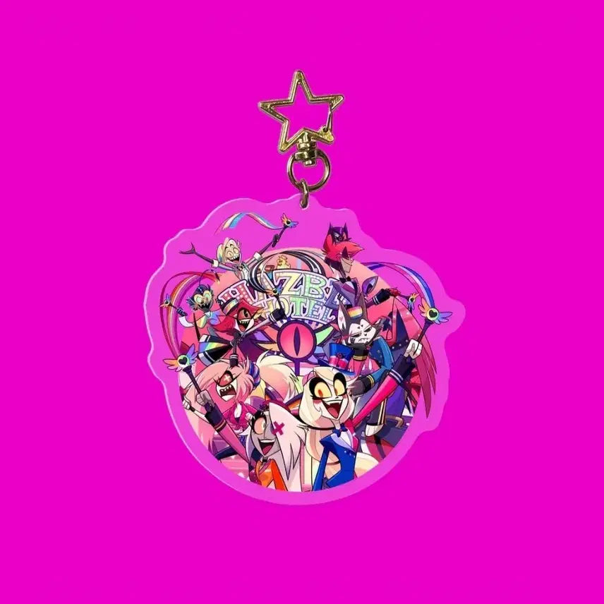 [BUNJANG] Hazbin Hotel 2026 Pride Hotel Keyring / 해즈빈호텔 2026 프라이드 호텔조 키링