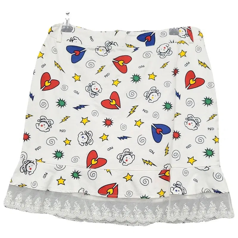 [BUNJANG] Passardi White Golf Skirt / 파사르디 화이트 골프 스커트 70-97