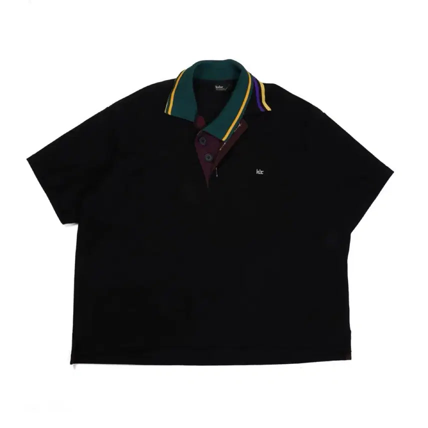[BUNJANG] Kolor Double Collar Polo T-shirt / 컬러 Kolor Double Collar Polo T-shirt