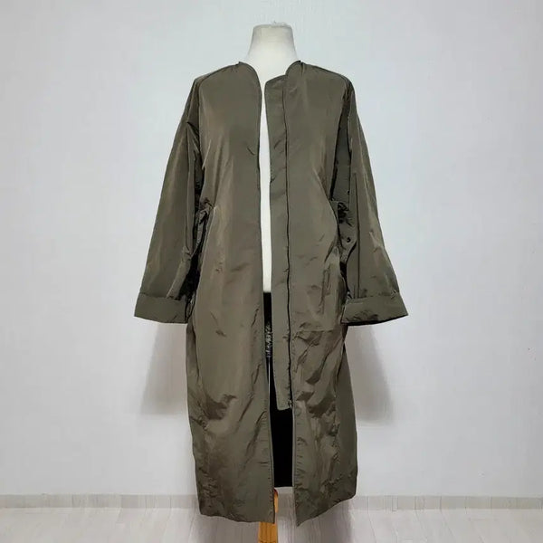 [BUNJANG] The Cashmere Long Safari Jacket / 더캐시미어 사파리롱자켓