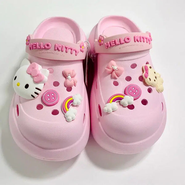 [BUNJANG] Hello Kitty Light Pink Crocs Size 240 / 헬로키티 연핑크 크록스 240