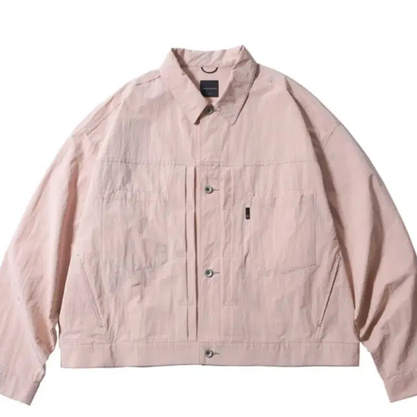 [BUNJANG] Moif Trucker Blouson Pink / [2] 모이프 트러커 블루종 핑크