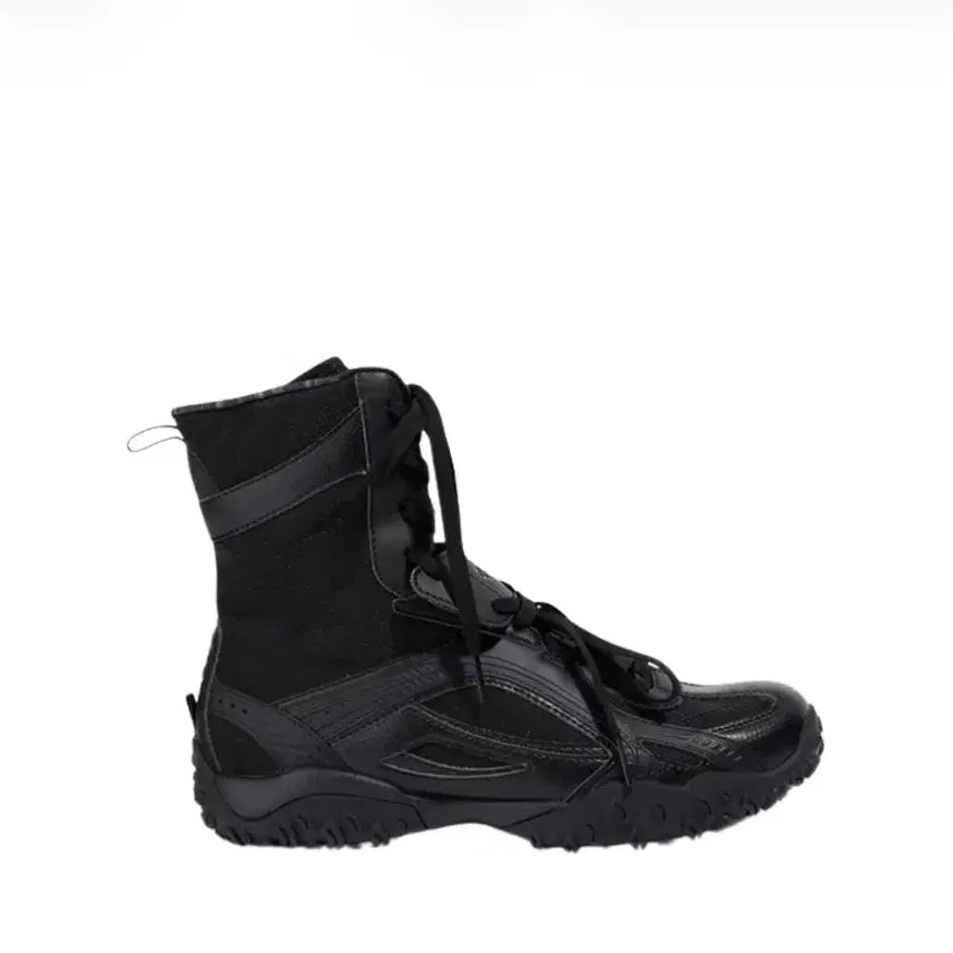 [BUNJANG] Fila x Ohos Eshafé Mid Black Sneakers / 휠라 x 오호스 에샤페 미드 블랙