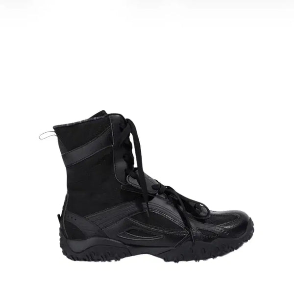 [BUNJANG] Fila x Ohos Eshafé Mid Black Sneakers / 휠라 x 오호스 에샤페 미드 블랙