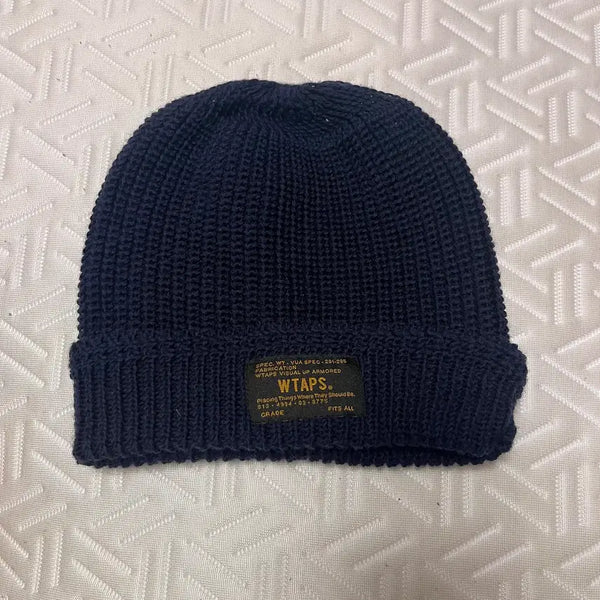 [BUNJANG] WTAPS Beanie Navy (172MADT-HT01) / 더블탭스 WTAPS 비니(172MADT-HT01), 네이비