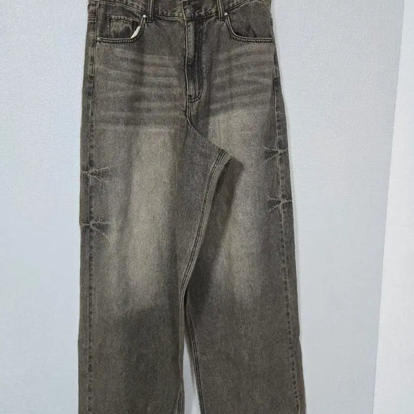[BUNJANG] SUPERSUB Grey Washed Wider Pants (L) / SUPERSUB 그레이 워싱 와이더 팬츠 L