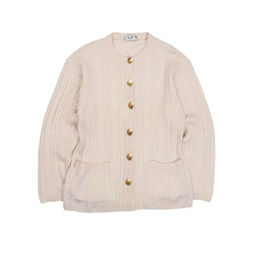 [BUNJANG] Celine Wool Button Cardigan / 셀린느 Celine Wool Button Cardigan