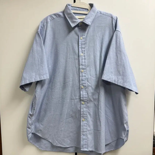 [BUNJANG] LAPOSTERIOR Oversized Sky Blue Shirt L / 라퍼지스토어 오버핏 스카이블루 셔츠 L