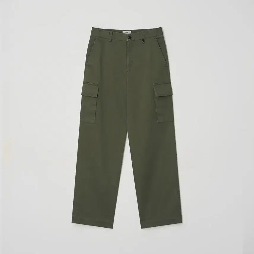 [BUNJANG] Fascher Back Satin Cargo Pants Olive XL / [XL]파세르 백사틴 카고 팬츠 올리브