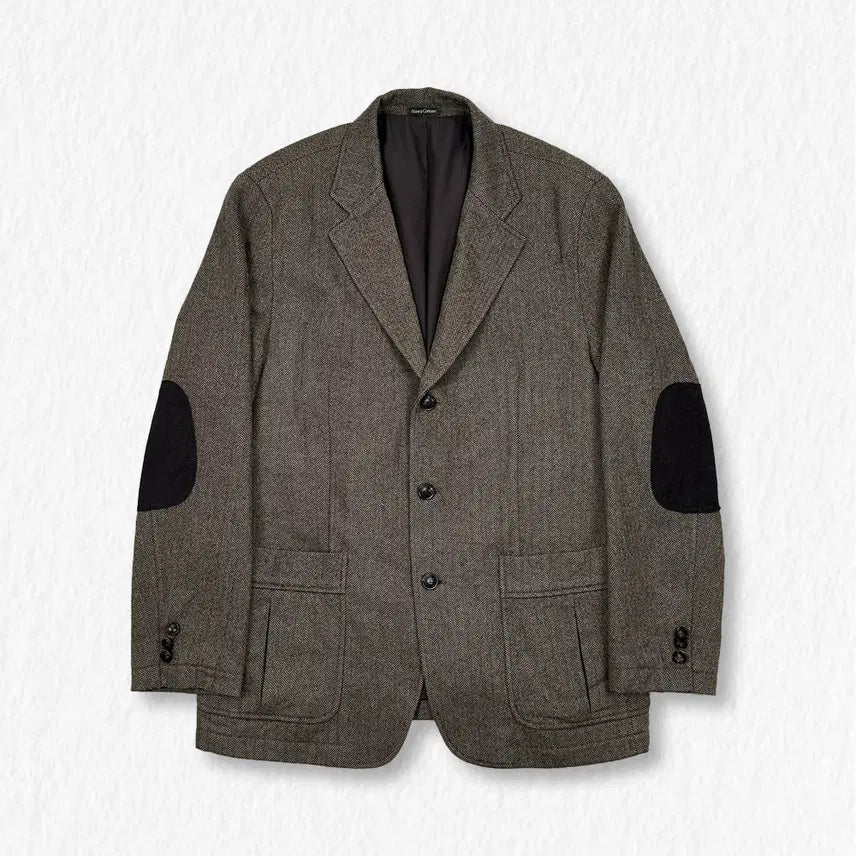[BUNJANG] Henry Cotton Herringbone Wool Jacket / 헨리코튼 헤링본 울 자켓