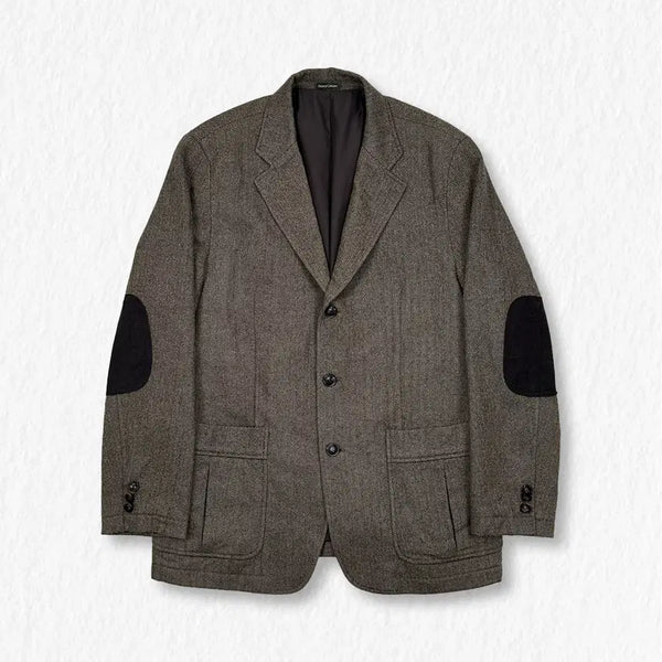 [BUNJANG] Henry Cotton Herringbone Wool Jacket / 헨리코튼 헤링본 울 자켓